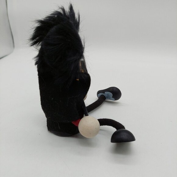 Dracula Ornament Wood Resin Feathers "Welcome To Transylvania" 6" Shelve Sitter - Picture 2 of 7